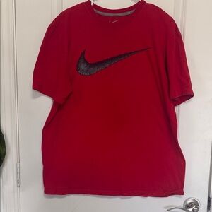 Nike Red Short Sleeve Tee